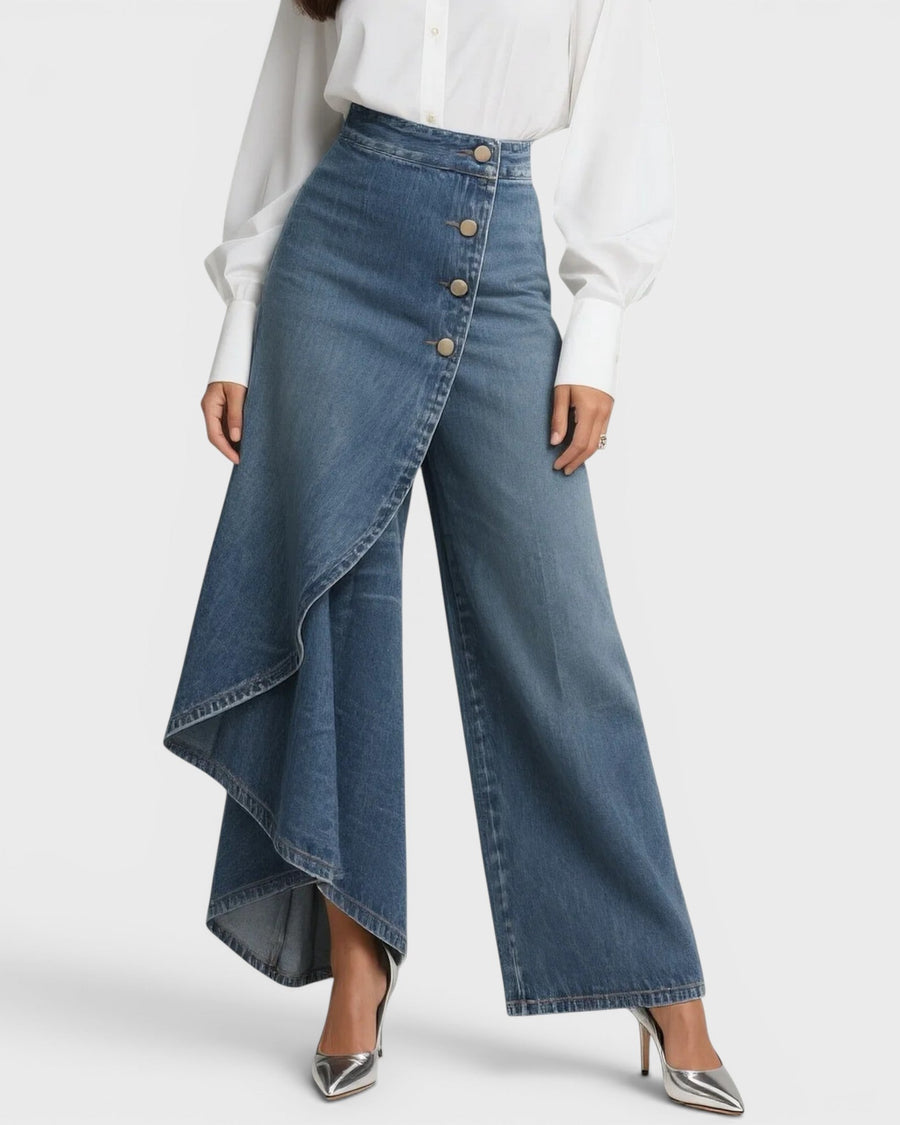 Audrey | Pantalons en Denim Enveloppants
