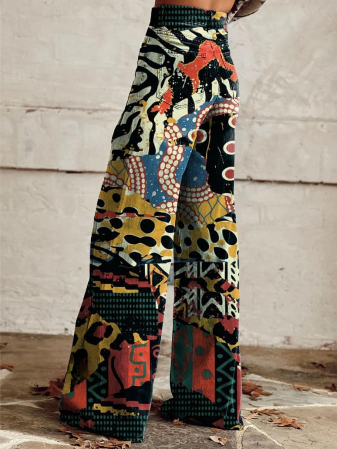 Élodie - Pantalons Larges Élégants