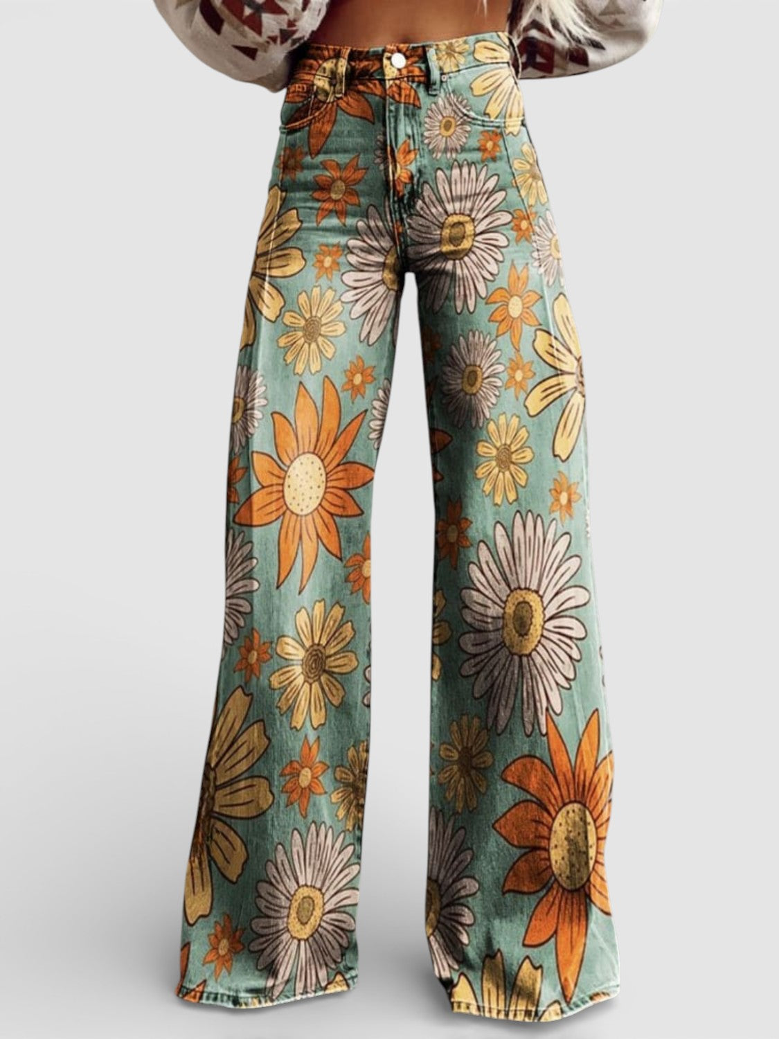 Cirilla - Pantalons Palazzo Floraux