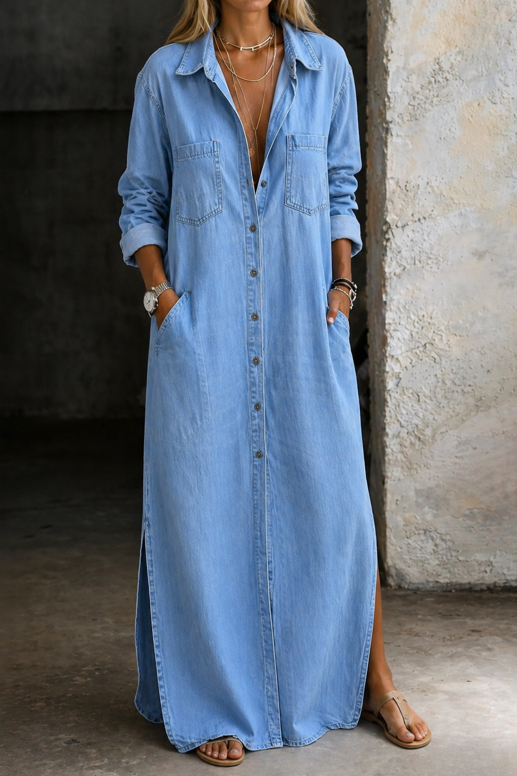 Daniela - Robe à Boutons
