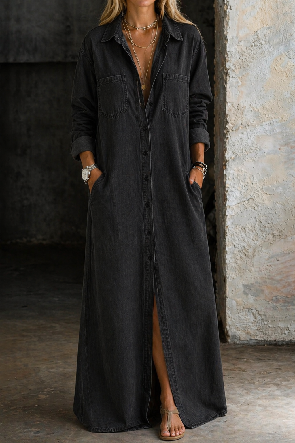 Daniela - Robe à Boutons