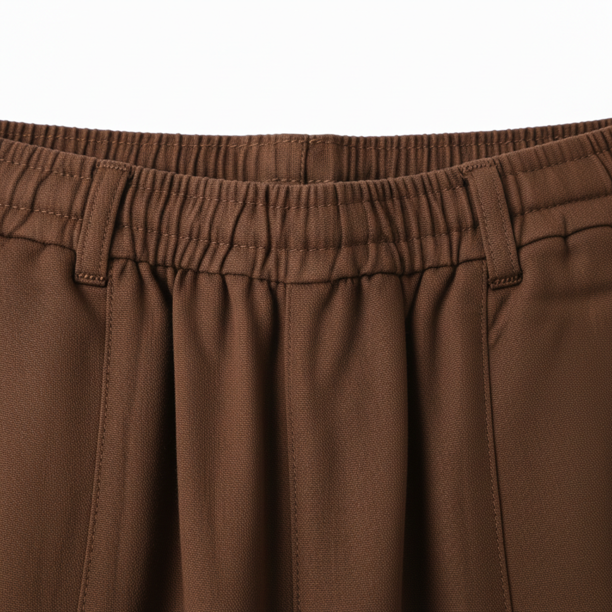 Pantalon Sarouel en Coton pour Femme avec Taille Élastique et Poches Latérales