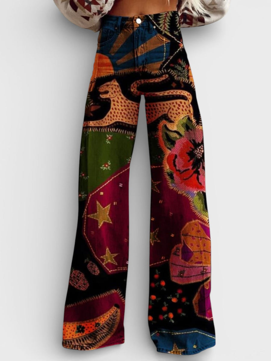 Léna - Pantalons Boho Chic