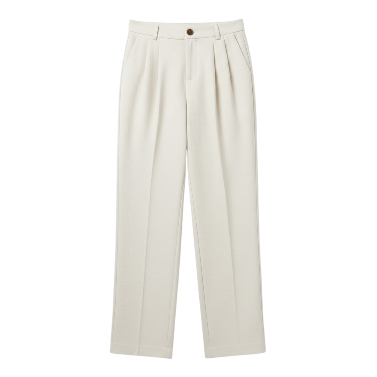 Pantalon large taille haute pour femme coupe ample bureau et décontracté